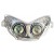koplampunit Aerox halogeen+led chroom (geen glas)
